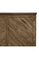 Cottage Creek Furniture Saddlebunch Rustic King Panel Bed