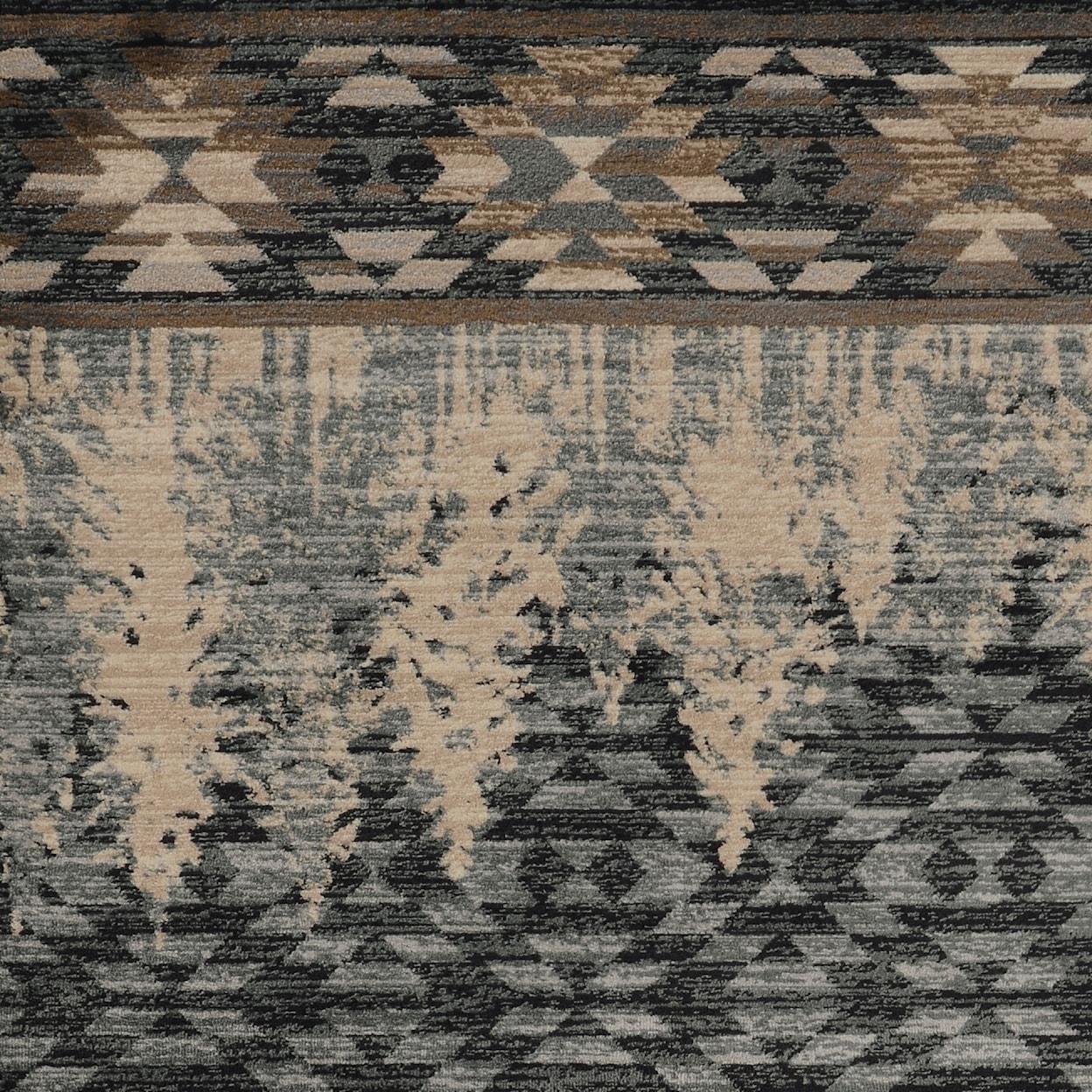 Kas Chester 7'10" x 9'10" Slate Blue Pines Rug