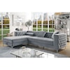 Furniture of America Amie Sofa Chaise 