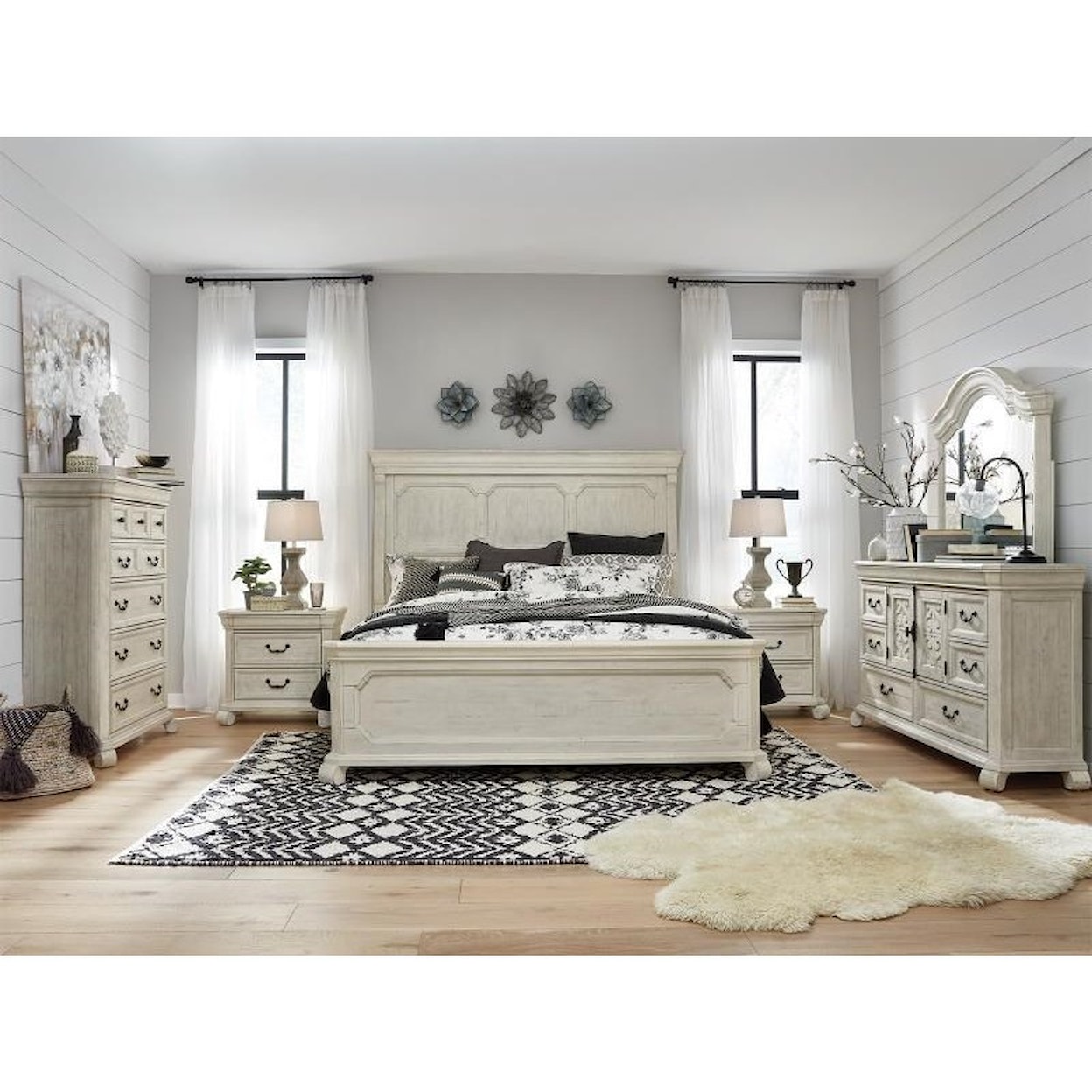 Magnussen Home Bronwyn Bedroom California King Panel Bed