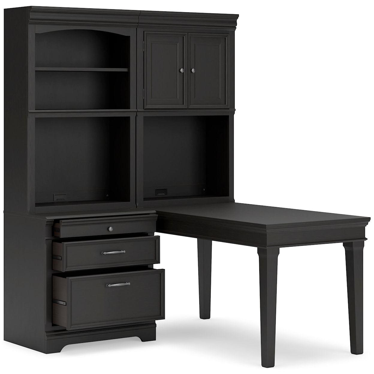 Ashley Signature Design Beckincreek 4-Piece Peninsula Desk