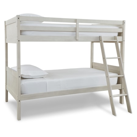 Twin/Twin Bunk Bed W/Ladder