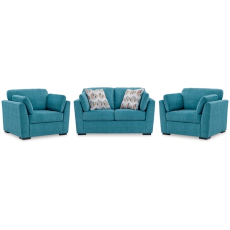 Loveseat And 2 Oversized Chairs