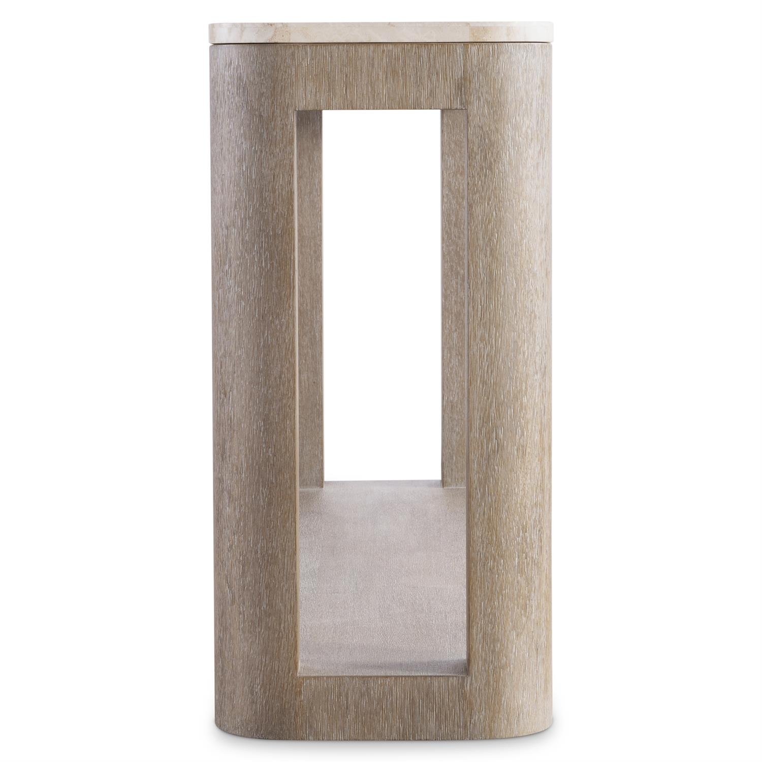 Loggia Travertine-Top Rect. Console Table