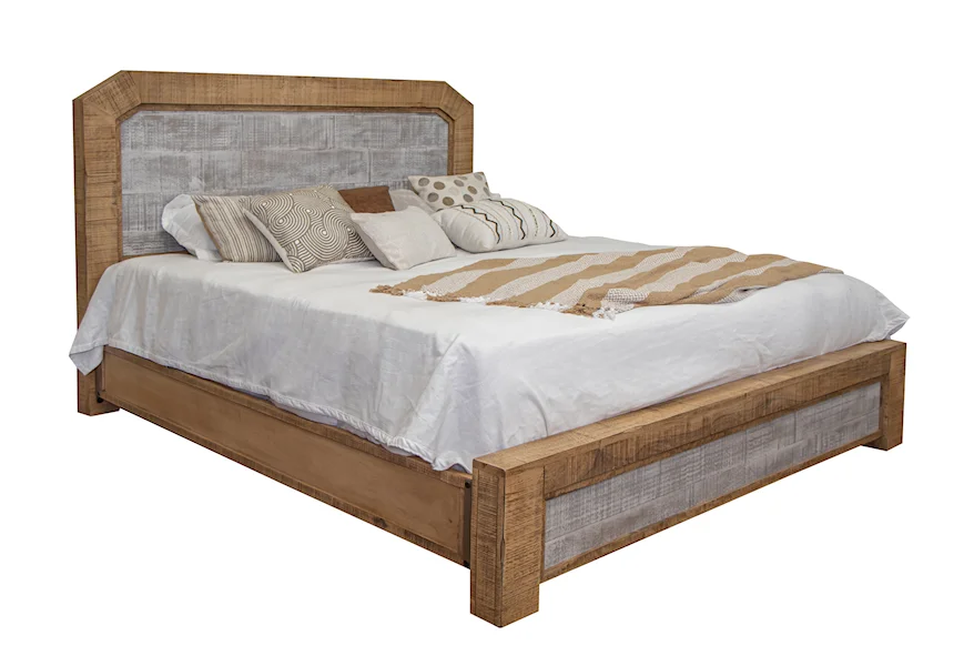 Mita Queen Bed by International Furniture Direct at VanDrie Home Furnishings