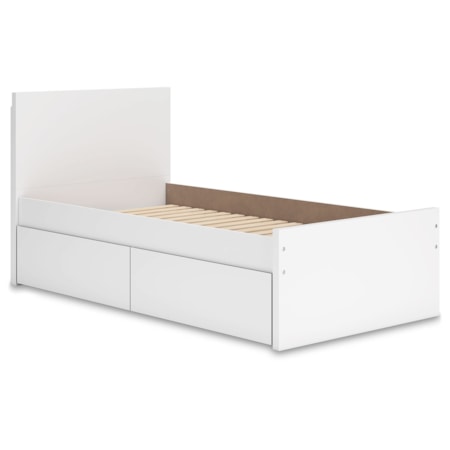 Twin Panel Platform Bed