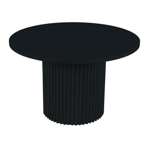 Contemporary 48" Round Dining Table with Pedestal Base