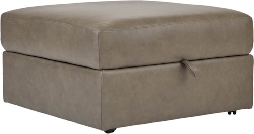 Contemporary Square Storage Ottoman