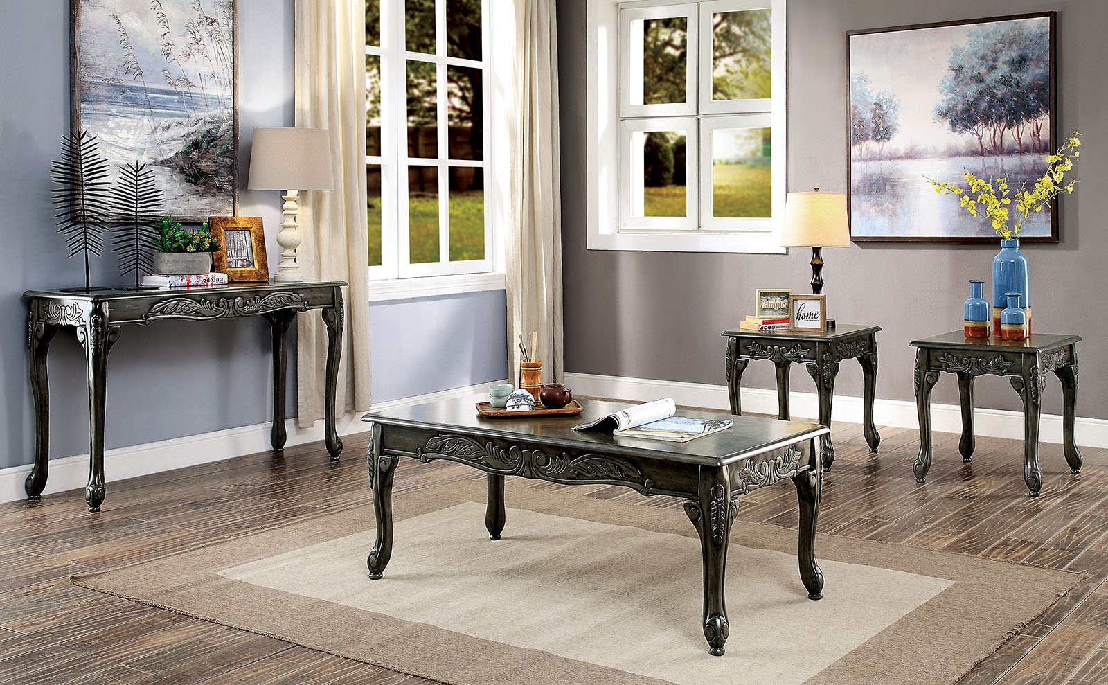 value city furniture coffee table sets