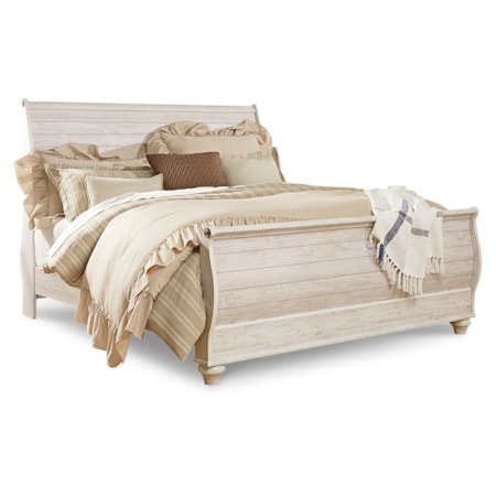 King Sleigh Bed