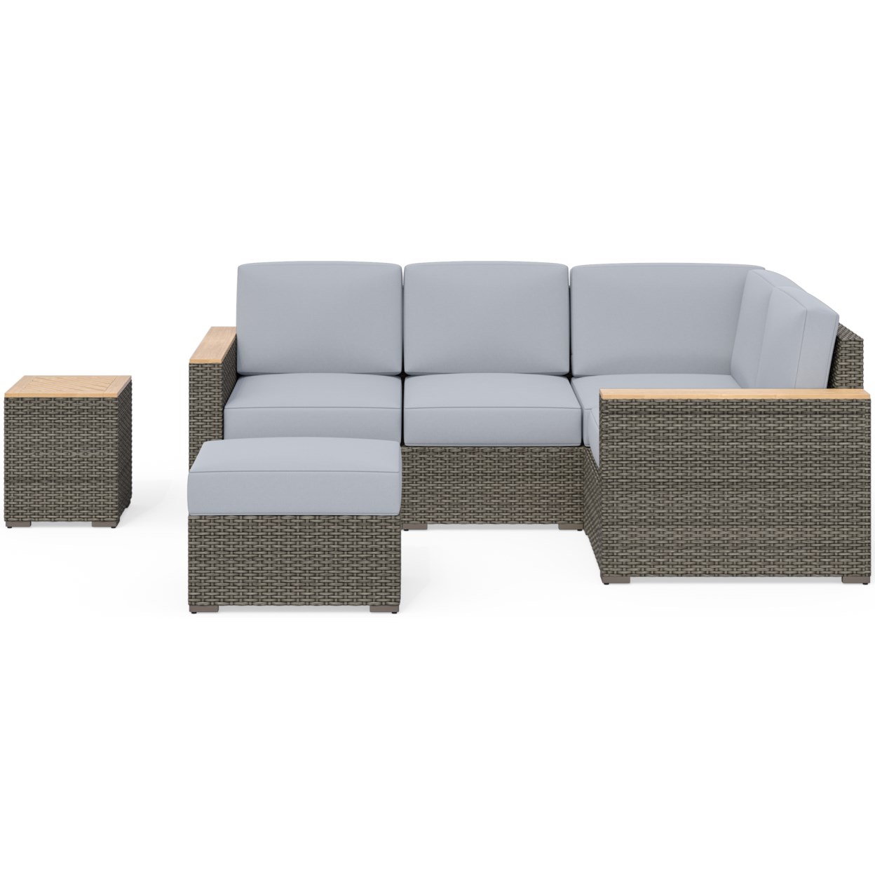 homestyles Boca Raton 3-Piece Outdoor Sectional Set