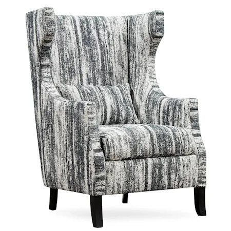 Transitional Wing Chair