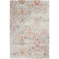 3'6" x 5'6" Multicolor Rectangle Rug