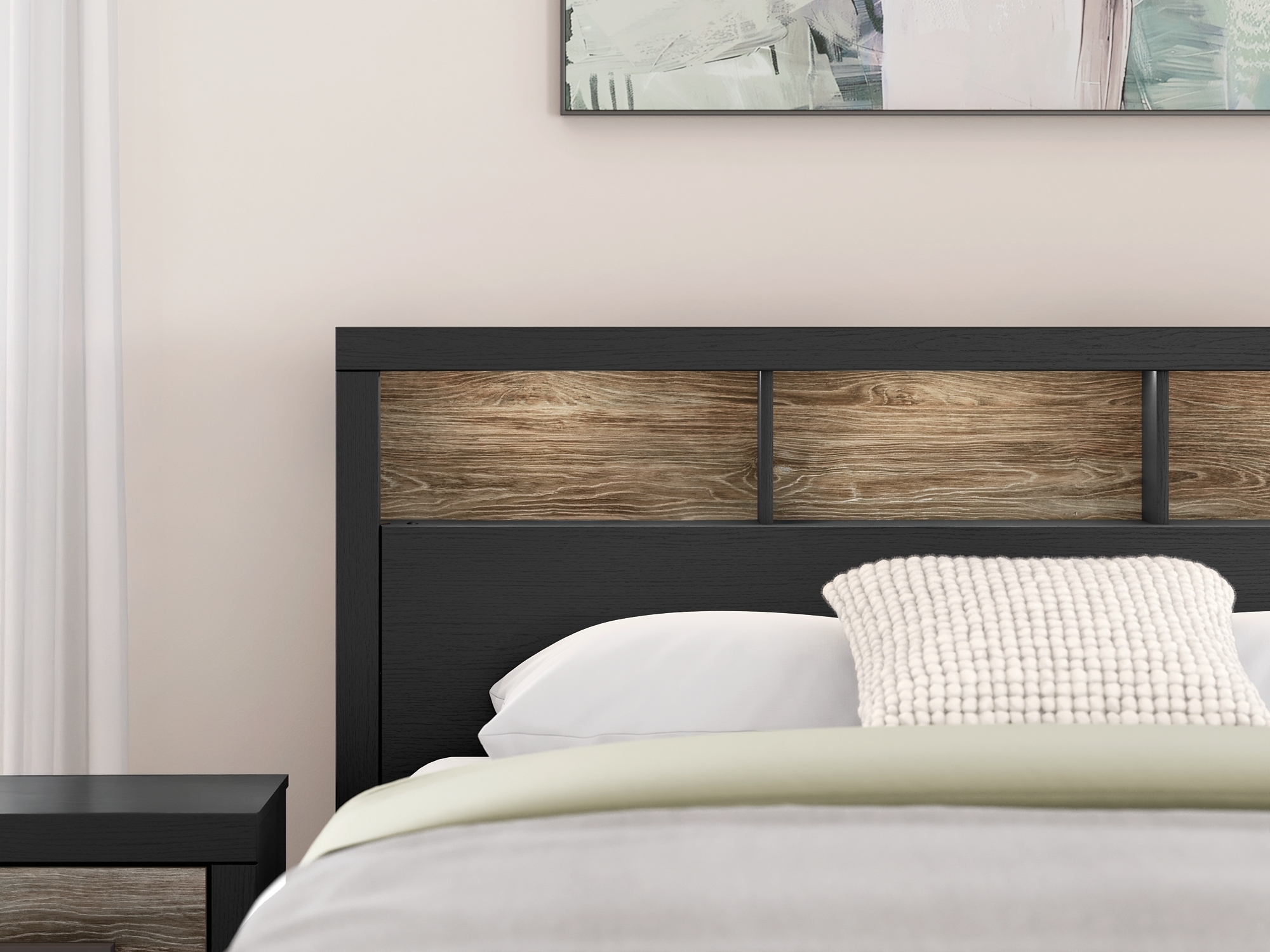 Signature Design by Ashley Broachmyn Queen Bookcase Panel Bed