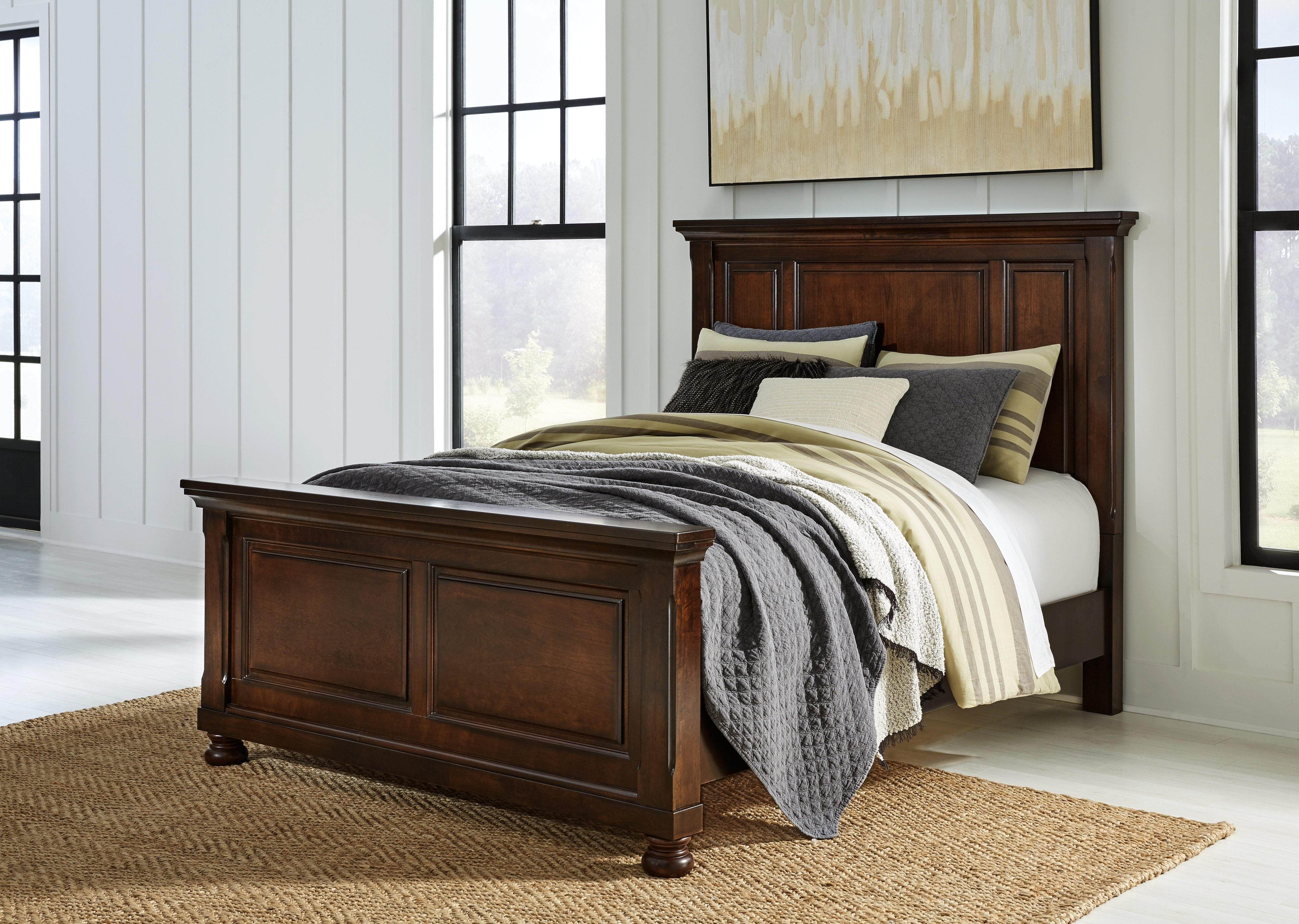 Queen Panel Bed