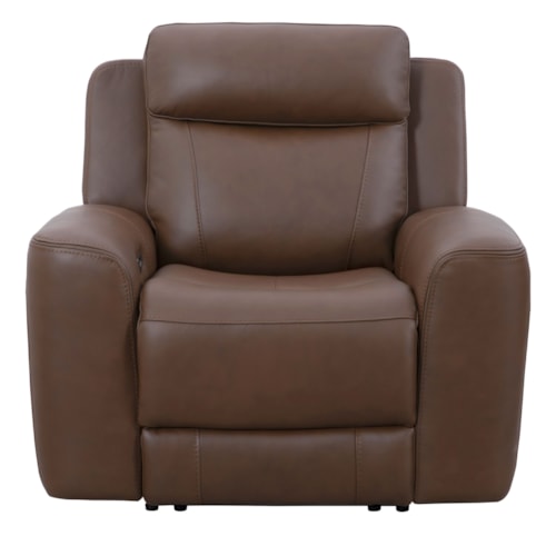 Casual Power Recliner with Power Headrest