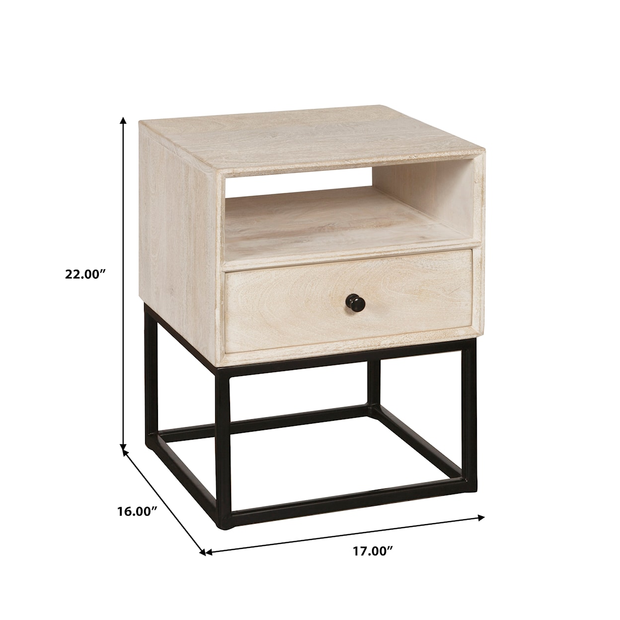 Accentrics Home Accents Mid-Century Modern Side Table