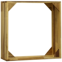 Wooden Wall Hanging Framed Shelf