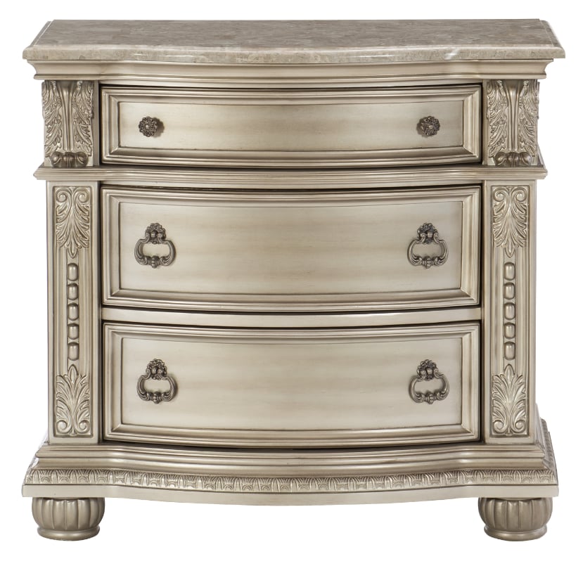 4-Piece Queen Upholstered Sleigh Bedroom Set