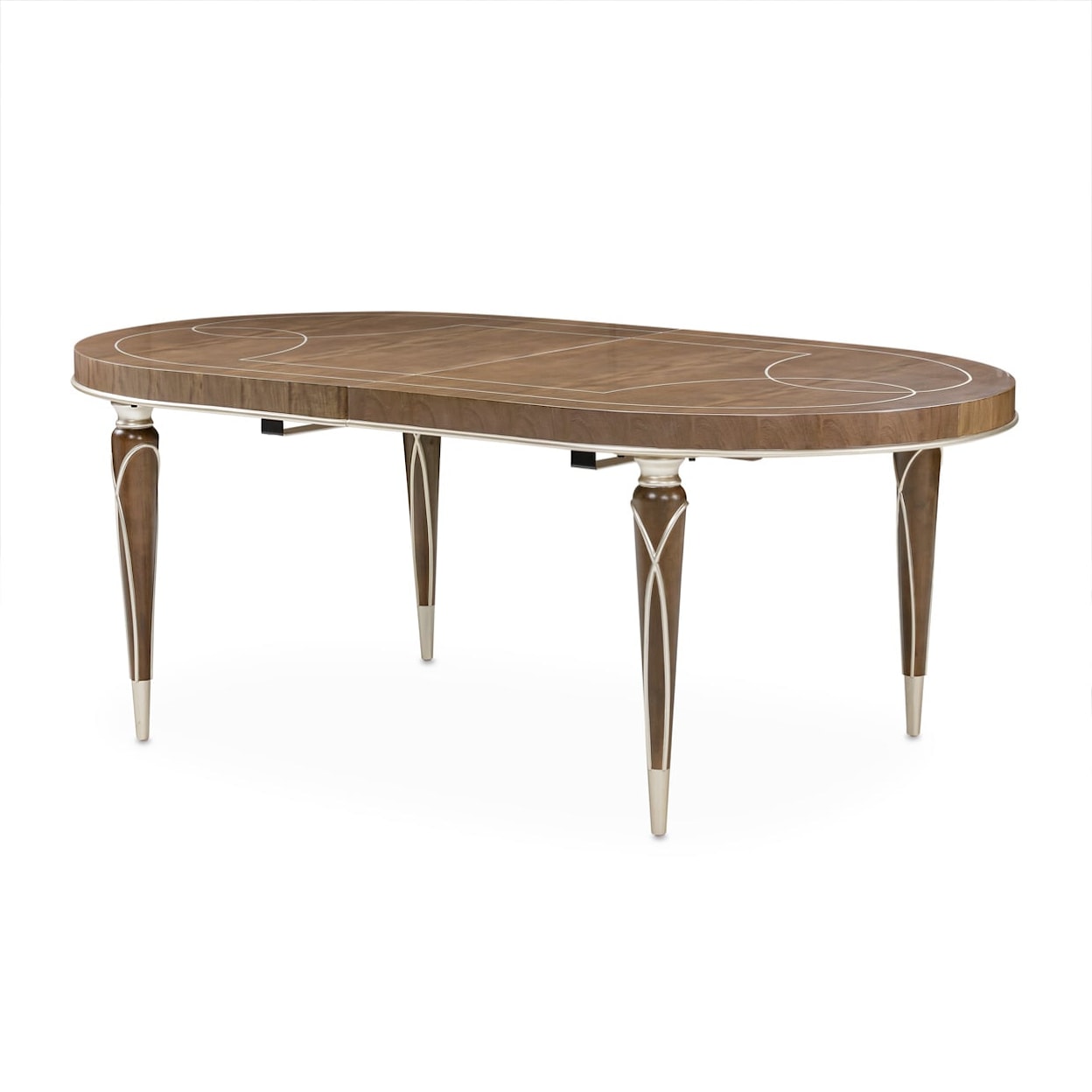 Michael Amini Villa Cherie 4 Leg Oval Dining Table