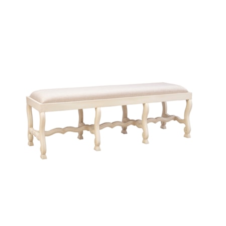 Cream Romeo Bench