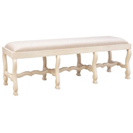 Cream Romeo Bench