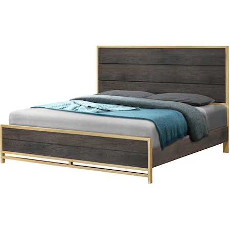 Slat Panel Bed - Queen