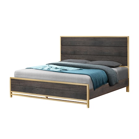 Slat Panel Bed - Queen