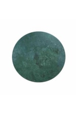 LR Home Side Tables Contemporary Green Marble End Table