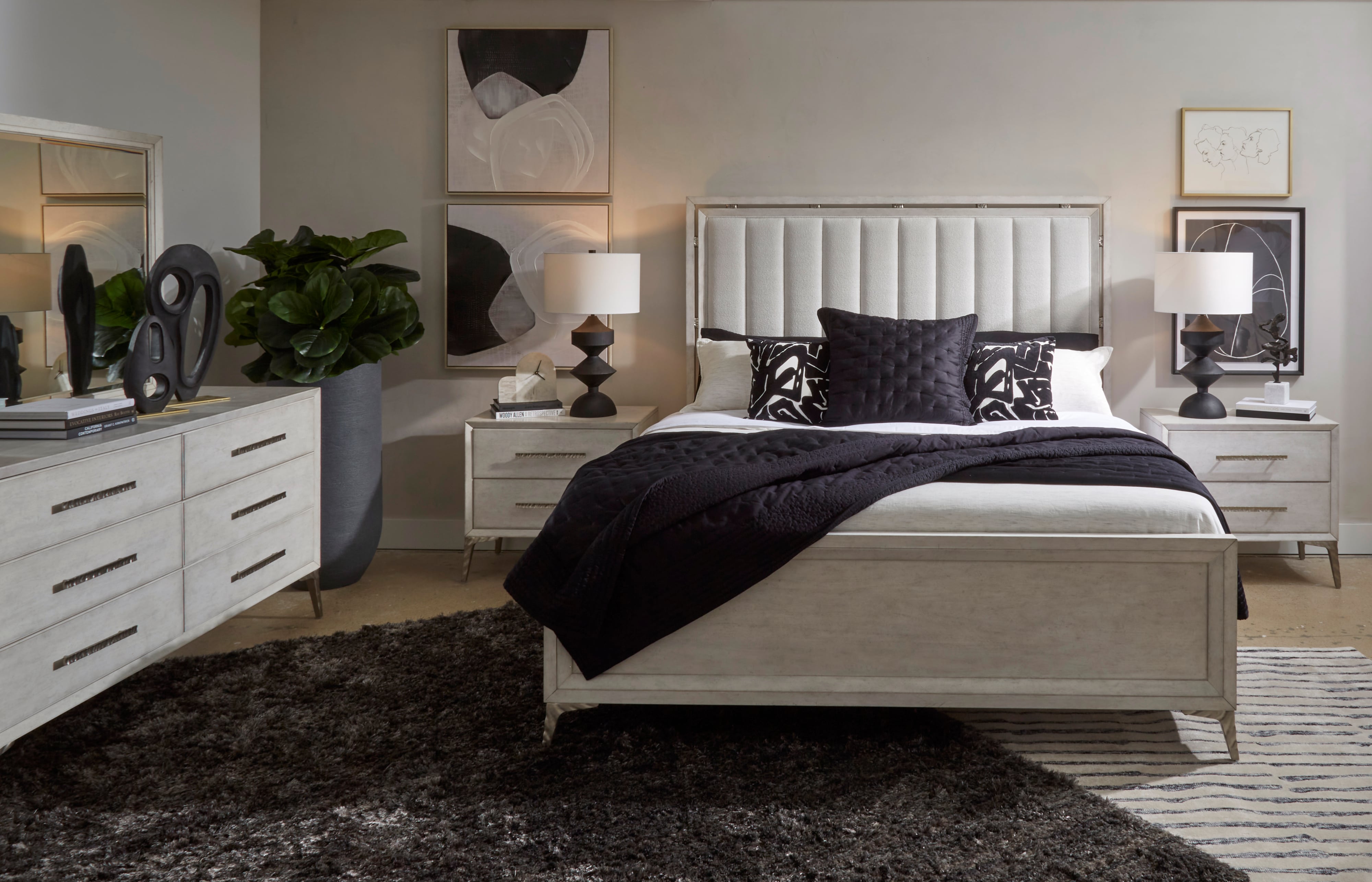 Dresser &amp; Mirror Set