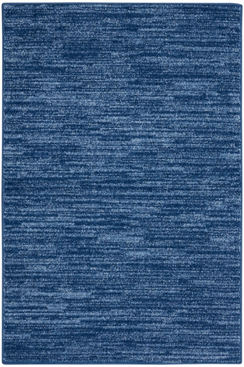 2' x 4' Navy Blue Runner Rug
