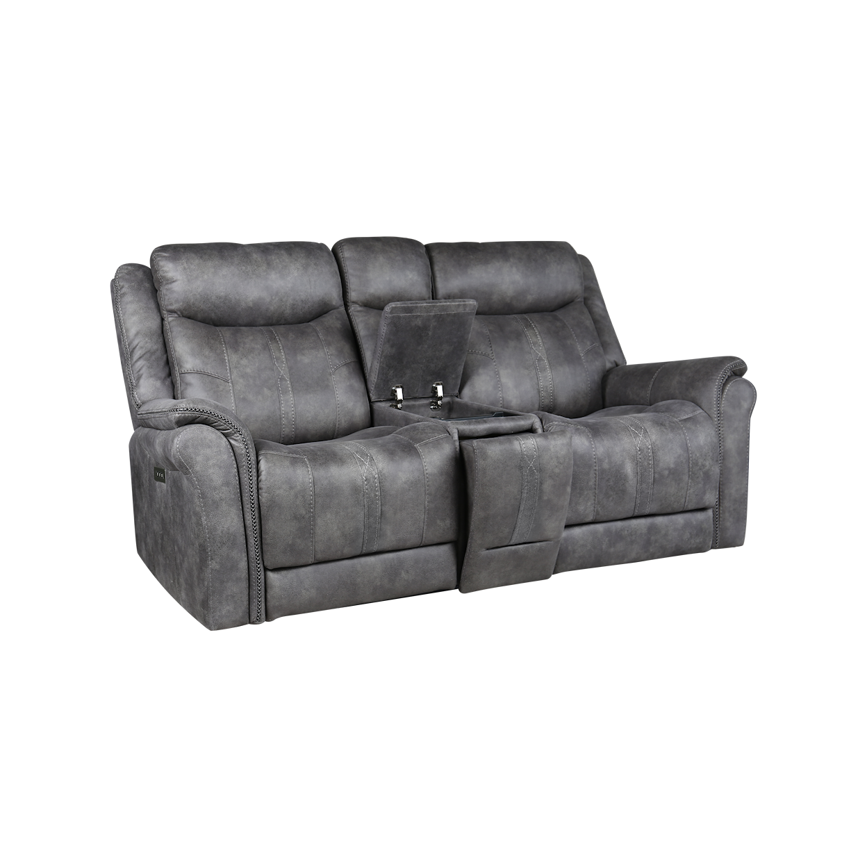 Steve Silver Morrison Power Reclining Console Loveseat