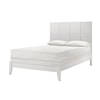 CM DENKER Full Panel Bed - White