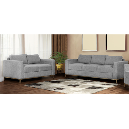 Sofa and Loveseat Set