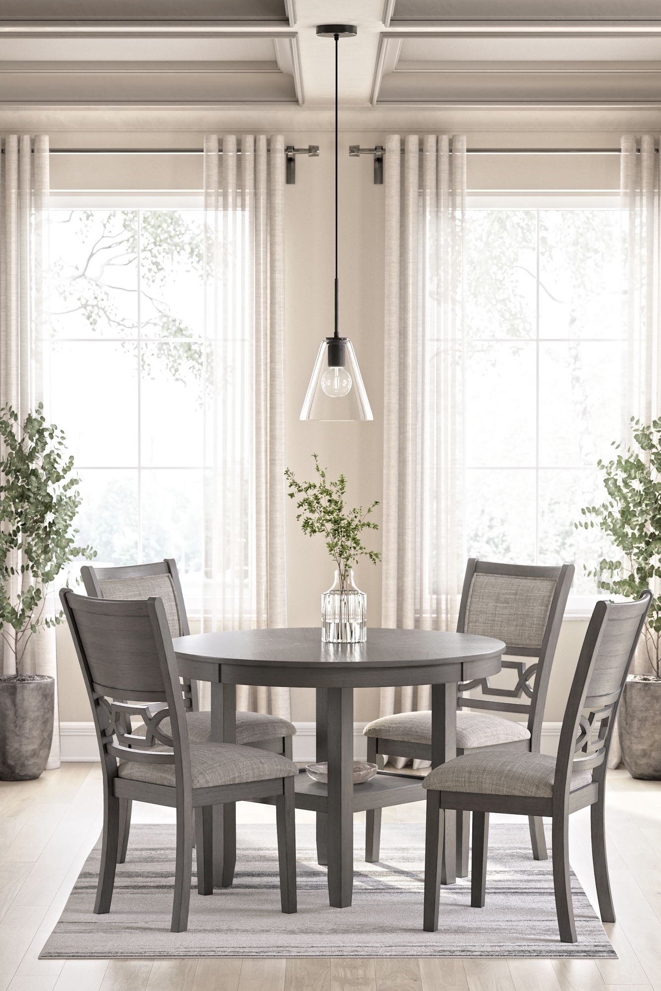 Dining Room Table Set (Set Of 5)
