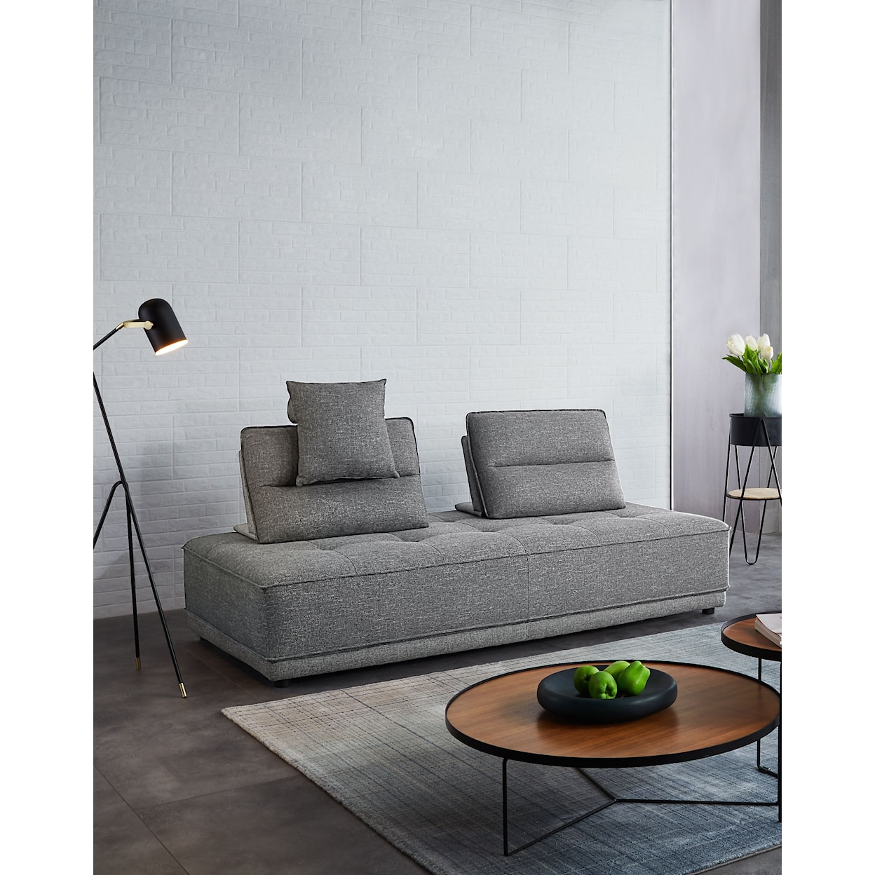 Diamond Sofa Furniture Slate Lounge Seating Platform