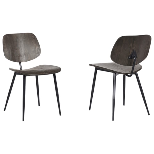 Mid-Century Dining Accent Chairs (Set of 2)