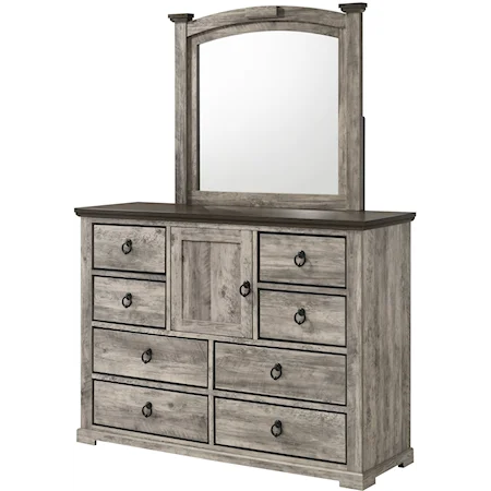 Dresser and Mirror