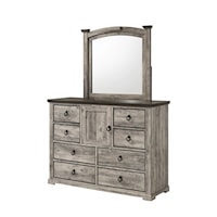 Ella-Mae Rustic Dresser and Mirror