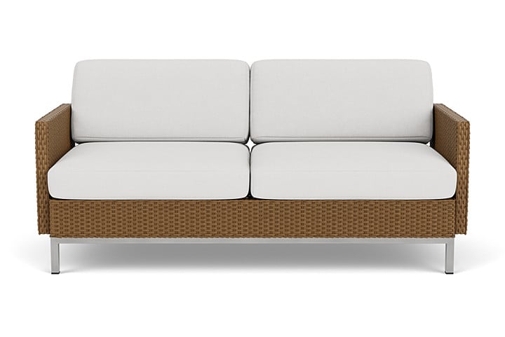 Lloyd Flanders Elements Settee With Loom Arms And Back