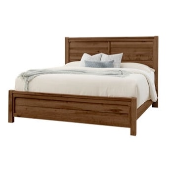 Rustic Queen Plank Bed