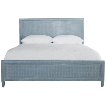 Naples Rattan Panel Bed