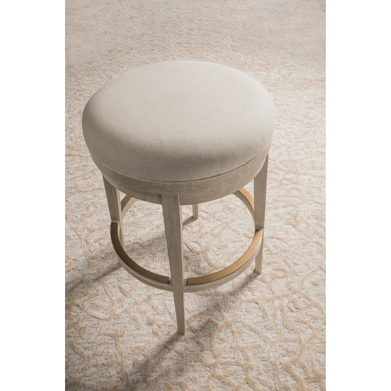 Artistica Cohesion Cecile Backless Swivel Barstool