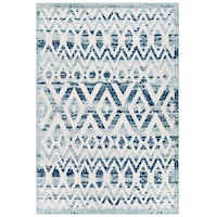 Tamako Diamond and Chevron Moroccan Trellis 5x8 Indoor / Outdoor Area Rug