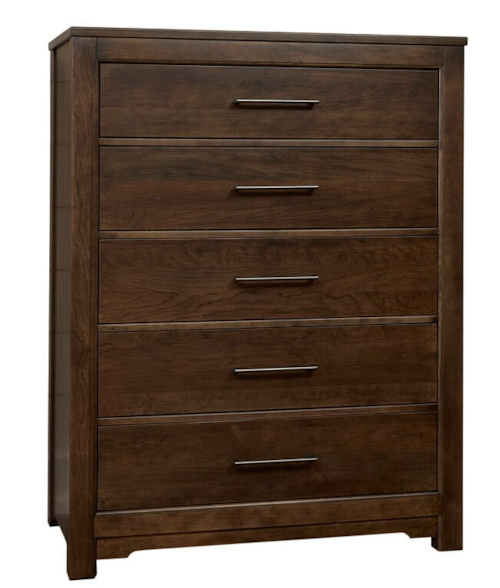Transitional 5-Drawer Chest with English Dovetail Construction