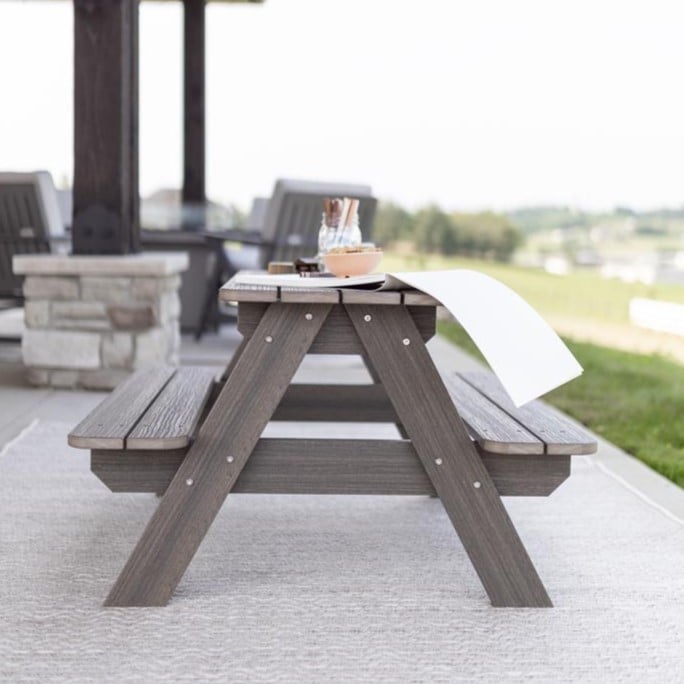Kids Rectangular Picnic Table