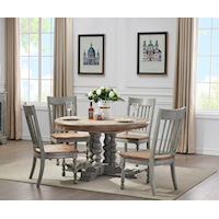 Rustic 5-Piece Dining Set