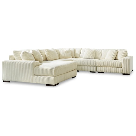 5-Piece Sectional With Chaise