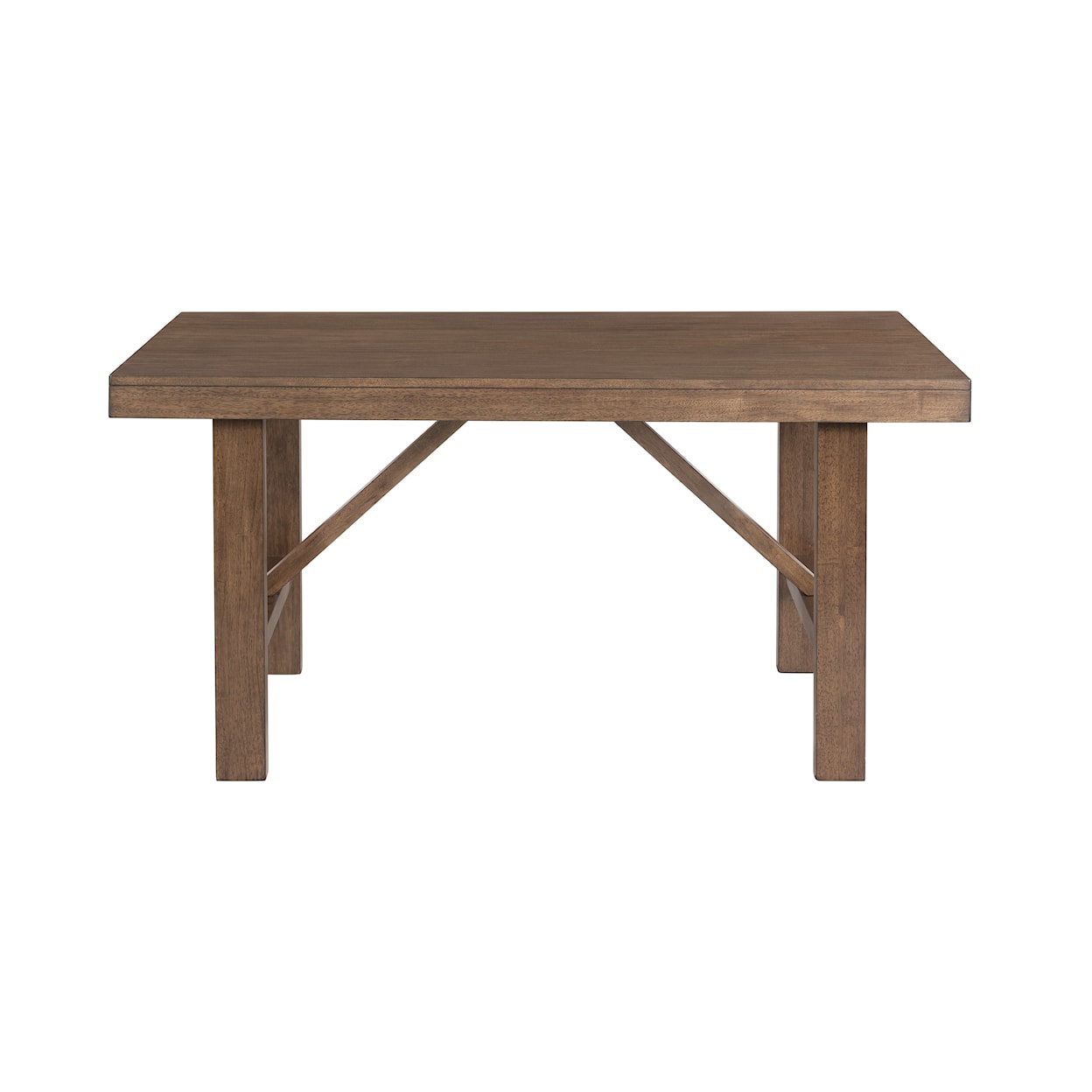 Accentrics Home Dining Farmhouse Dining Table with Trestle Base