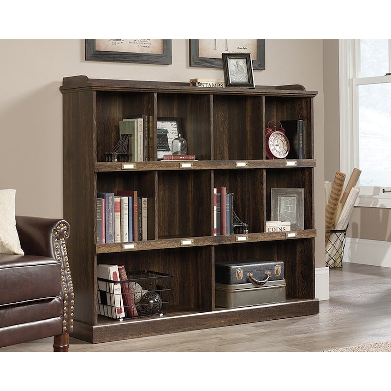 Sauder Barrister Lane Cubby Bookcase